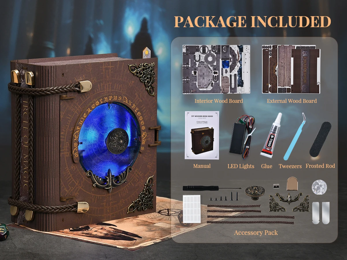 Bookleez™ Circle of Magic — Spellbook Edition